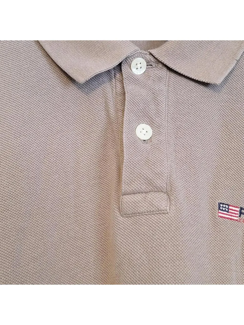 Polo Ralph Lauren Beige Polo 100% Cotton Size XL